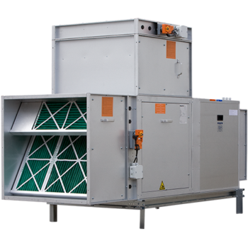 GC+ aérotherme gaz avec ventilateur centrifuge