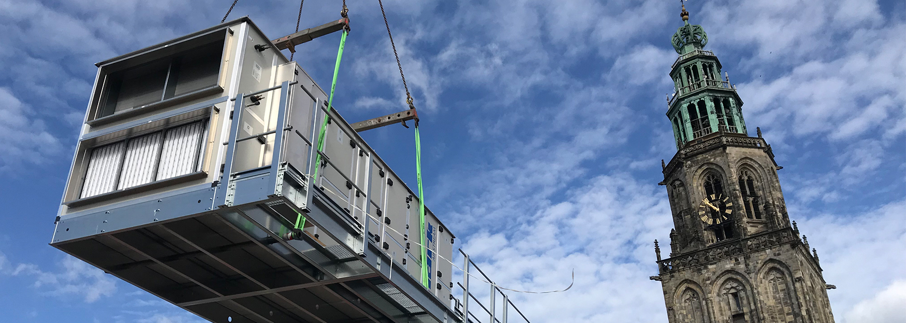 Mark Airstream CTA Double Flux pour The Market Hotel à Groningen