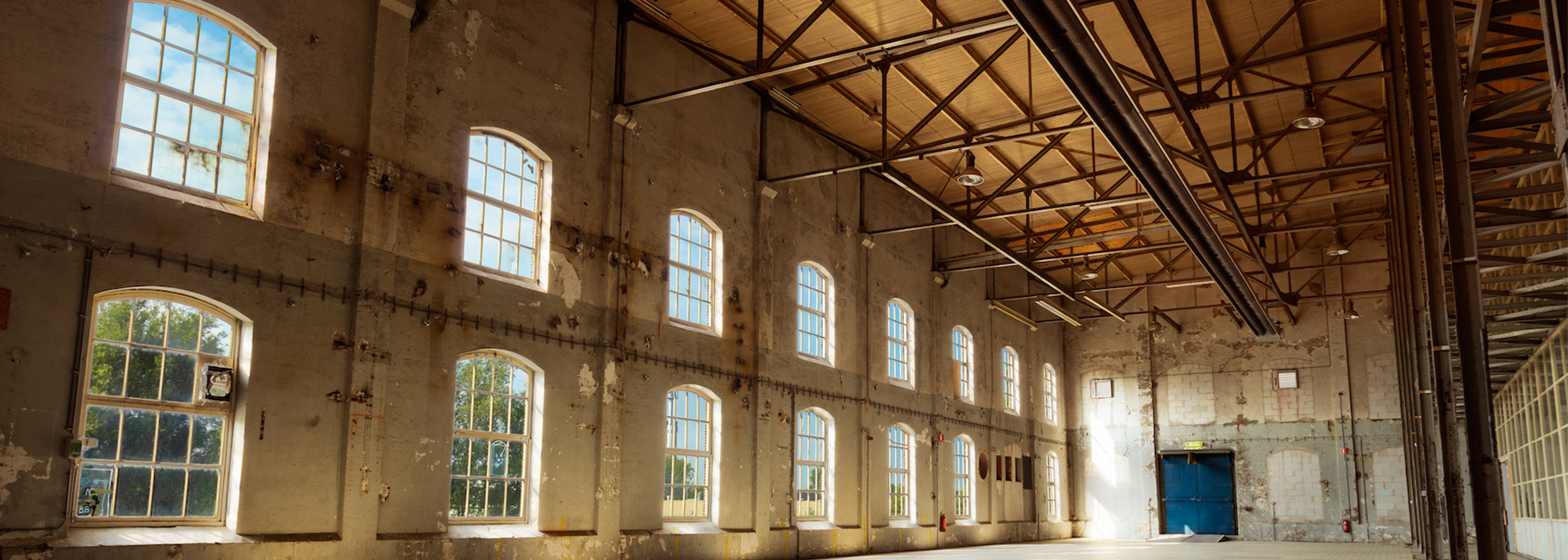 Une ancienne usine à sucre chauffée par le chauffage radiant de Mark