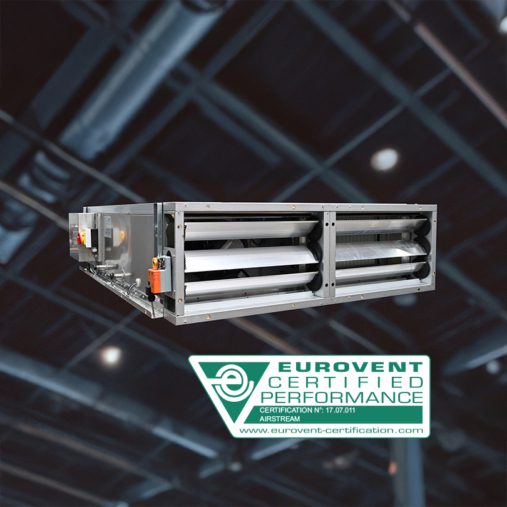 Les récupérateurs de chaleur de plafond FlatLine LW sont désormais certifiés Eurovent !