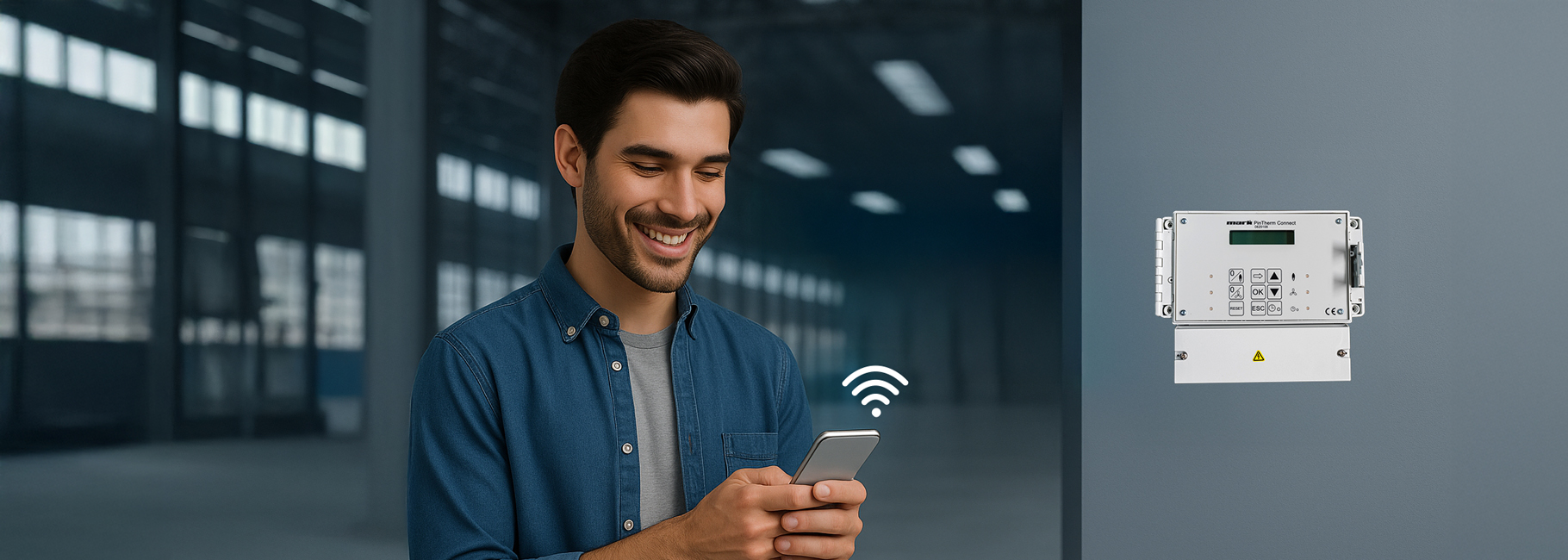 Les thermostats PinTherm Connect sont désormais également disponibles avec IoT et WiFi