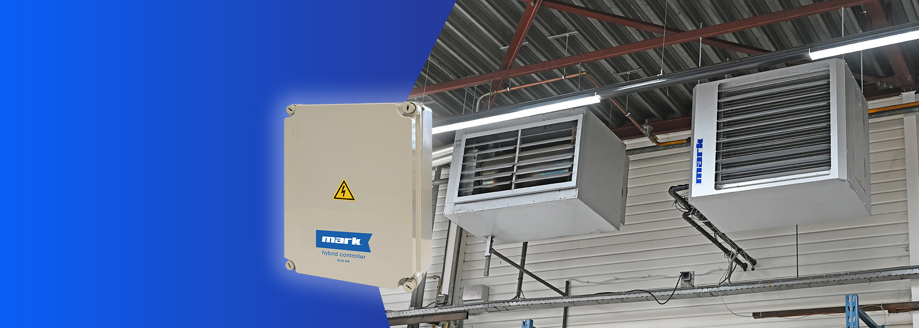 NOUVEAU : Régulation hybride pour aérotherme combiné à une pompe à chaleur